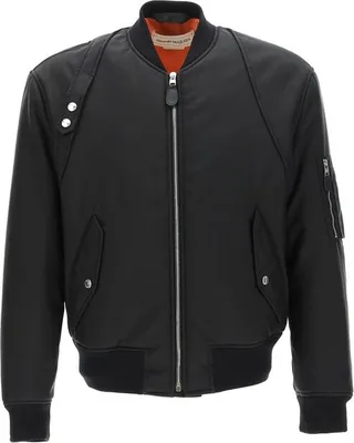 Alexander McQueen Harness MA-1 Bomber Jacket