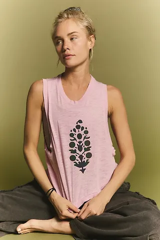 Logo Reflective Love Tank by FP Movement at Free People