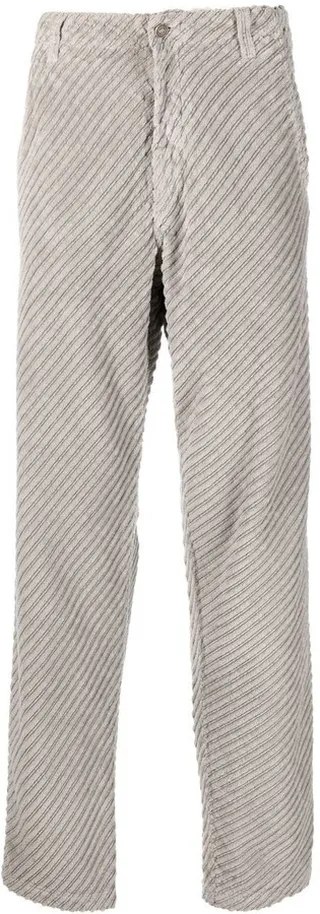 Corduroy Straight-Leg Trousers