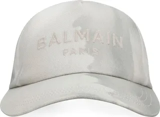 Balmain Faded Dye Effect Baseball Cap