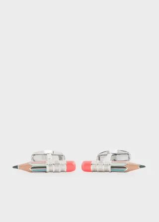 Multi-Colored Pencil Cufflinks