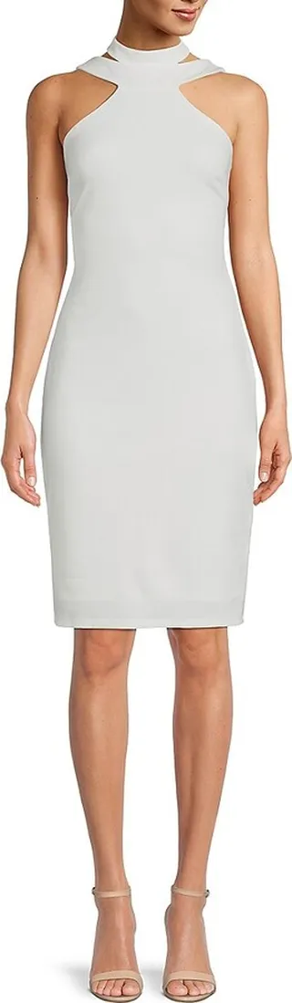 Halterneck Sheath Dress