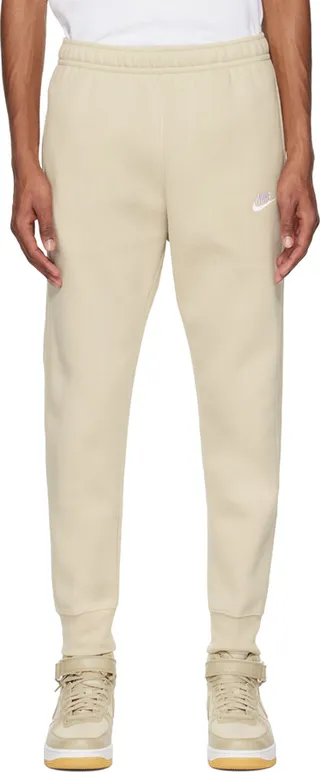Nike Beige Sportswear Club Sweatpants
