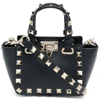 Rockstud leather mini bag