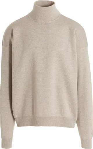Fear of God Logo Patch Turtle Neck Jumper