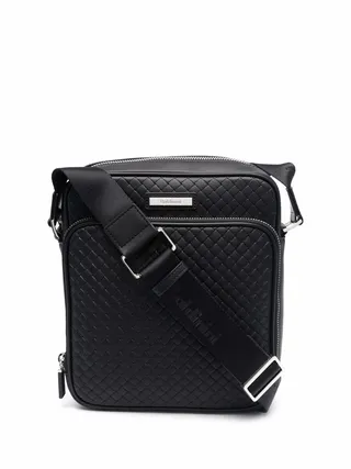Interwoven Leather Shoulder Bag