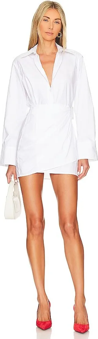 Fete Belted Mini Shirt Dress
