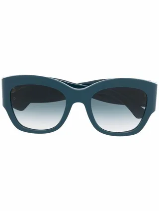 Logo-Plaque Arm Sunglasses