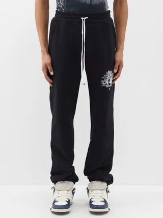 Precious Memories Cotton-jersey Track Pants