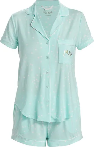 Two-Piece Polka Dot Mrs. Pajama Set