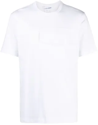 chest-pocket cotton T-shirt
