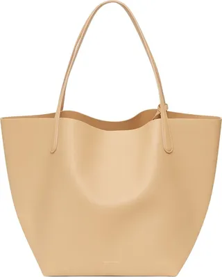 Everyday soft leather tote bag