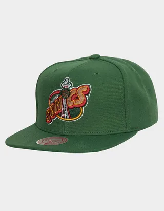 MITCHELL & NESS Conference Patch HWC Seattle Supersonics Snapback Hat
