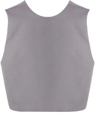 Sleeveless Cropped Vest