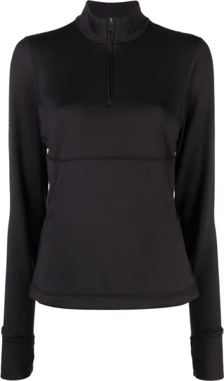 Black Therma Boost Half Zip Running Top