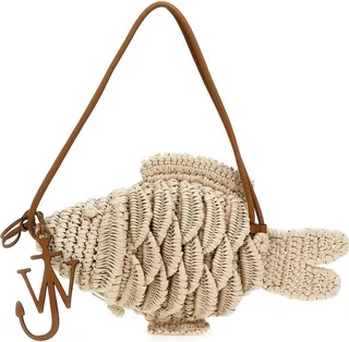 JW Anderson The Fish Woven Shoulder Bag