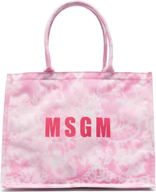 Tie-Dye Pattern Cotton Tote Bag