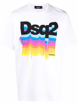 logo-print cotton T-shirt