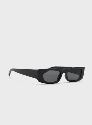 Rectangular Wide Arm Sunglasses