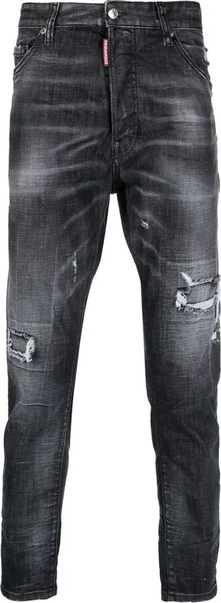 Distressed-Effect Jeans