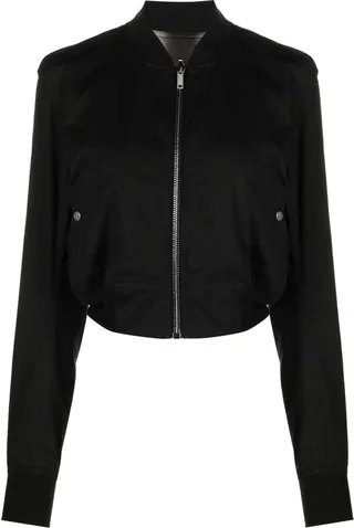 Cropped Bomber Jacket