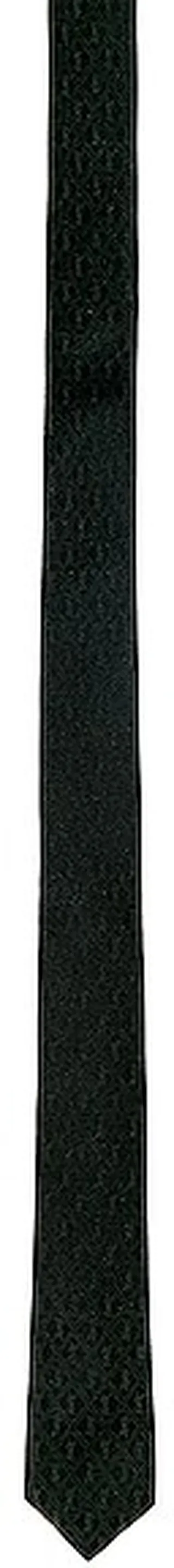 Saint Laurent Monogram Tie in Black