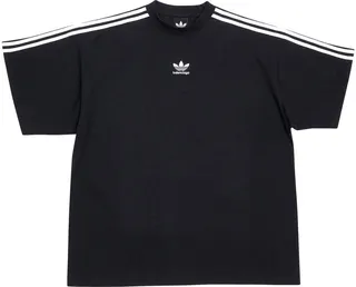 X Adidas Black Logo-Embroidered Cotton T-Shirt