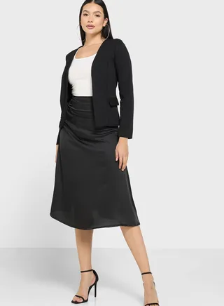 High Waist Midi Skirt