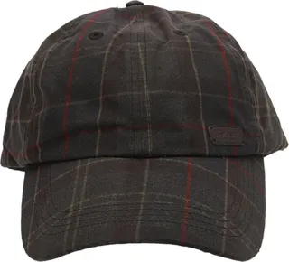 Barbour Checkered Logo-Patch Baseball Cap