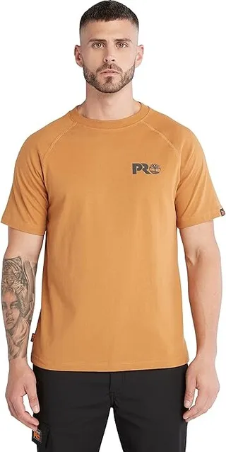 Timberland PRO Core Reflective PRO Logo Short Sleeve T-Shirt (Wheat Boot) Men's Clothing