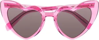 Heart-Frame Tinted Sunglasses