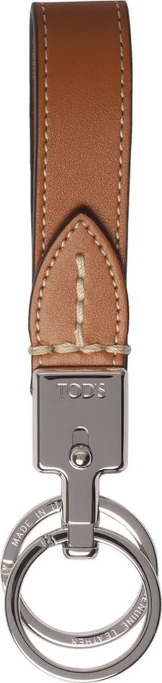 Tod's Classic Logo Engraved Keyring