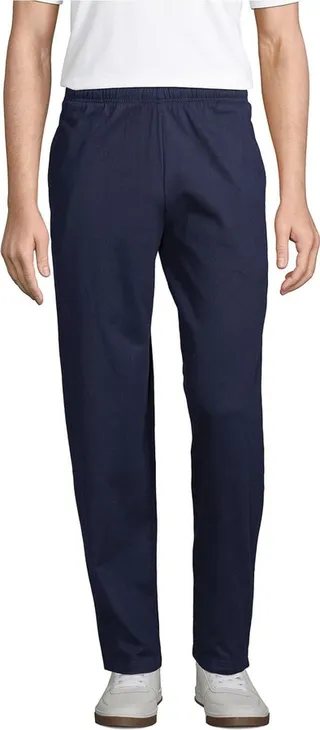 Lands' End Men's Jersey Knit Sweatpants