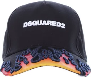 Dsquared 2 Flame Printed Logo Embroidered Cap