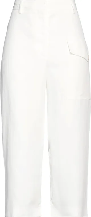 Cropped Pants White