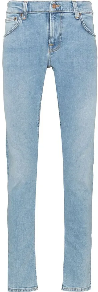 Terry mid-rise skinny jeans