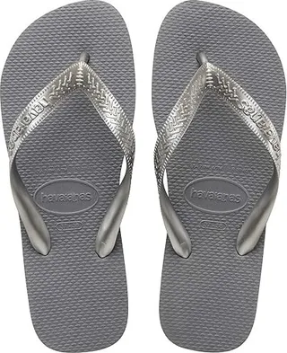 Havaianas Top Tiras Flip Flop Sandal (Steel Grey) Women's Sandals