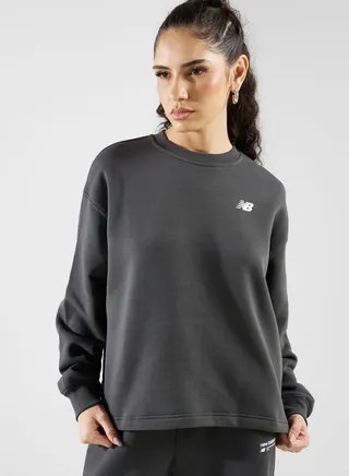 Linear Heritage Brushed Back Fleece Sweatshirt