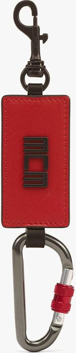 Ottomar Carabiner in Checkerboard Visetos Leather Mix