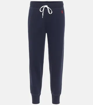 Cotton-blend sweatpants