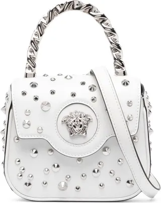 La Medusa spike-embellished mini bag