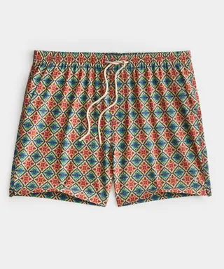 5" Montauk Swim Short in Amalfi Floral