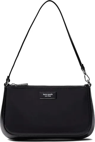 Kate Spade New York Sam Icon KSNYL Mini Pouchette (Black) Handbags