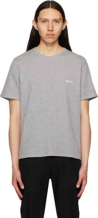 BOSS Gray Waffle T-Shirt