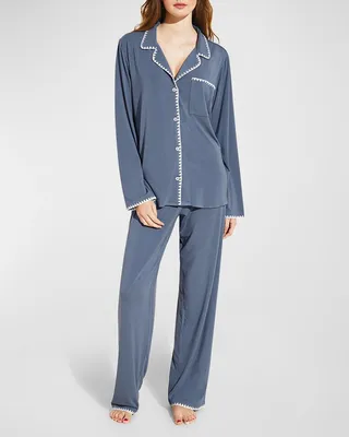 Frida Whipstitch Long Pajama Set