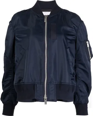 Cropped Bomber Jacket