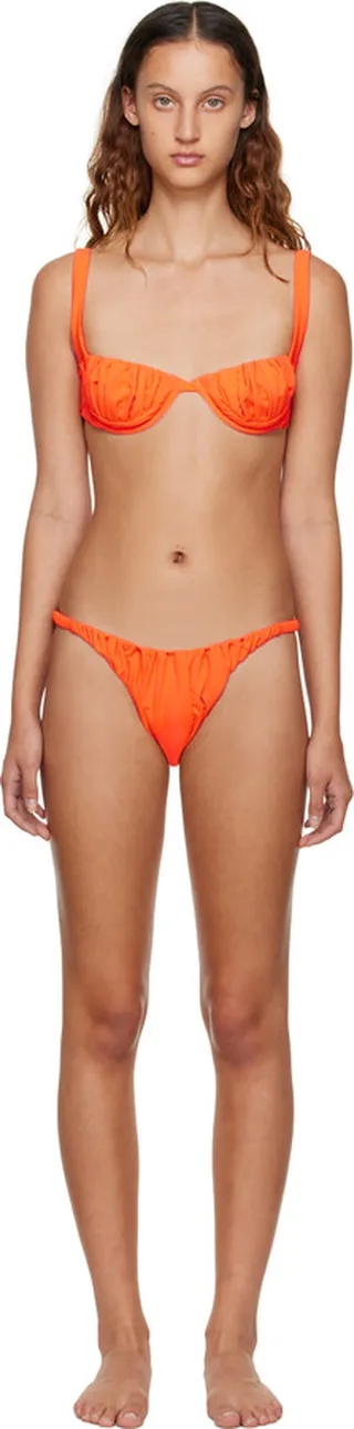 Isa Boulder SSENSE Exclusive Orange Bikini
