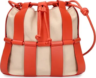 Llinera canvas & leather bag