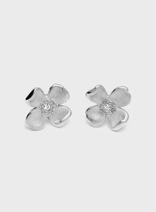 Sterling Polished Stud Earrings