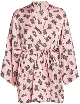 Satin Printed Robe